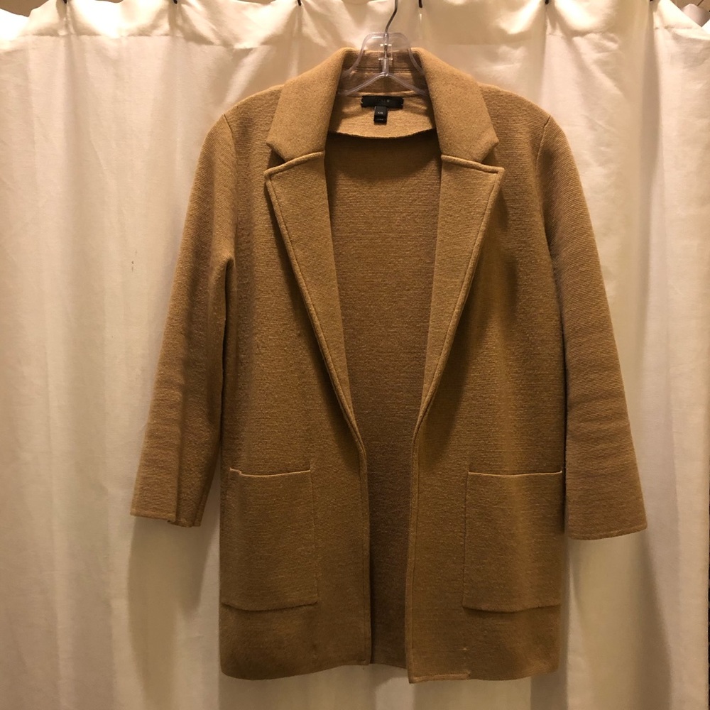J. Crew open front sweater blazer sz XXS